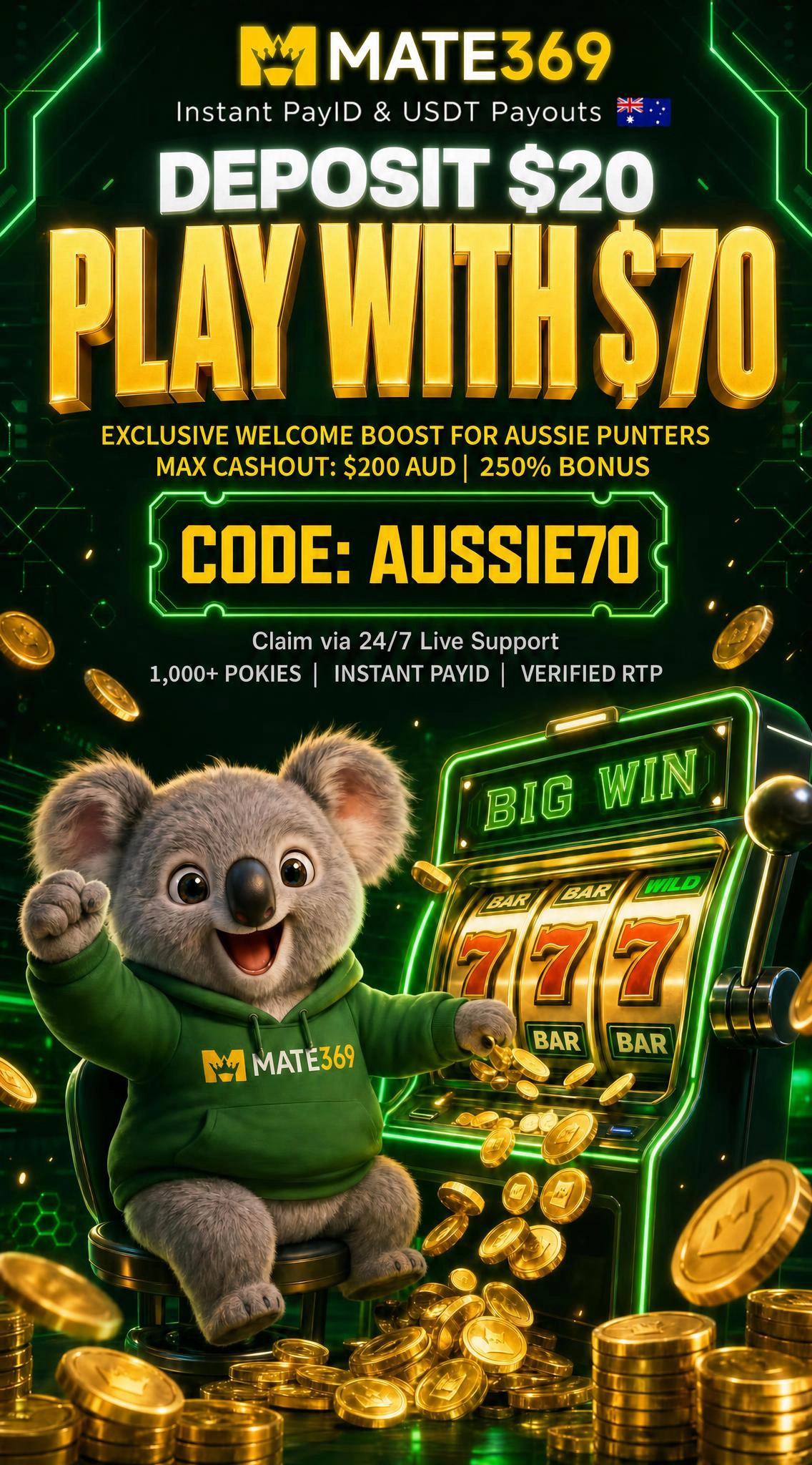 MATE369 Welcome Bonus